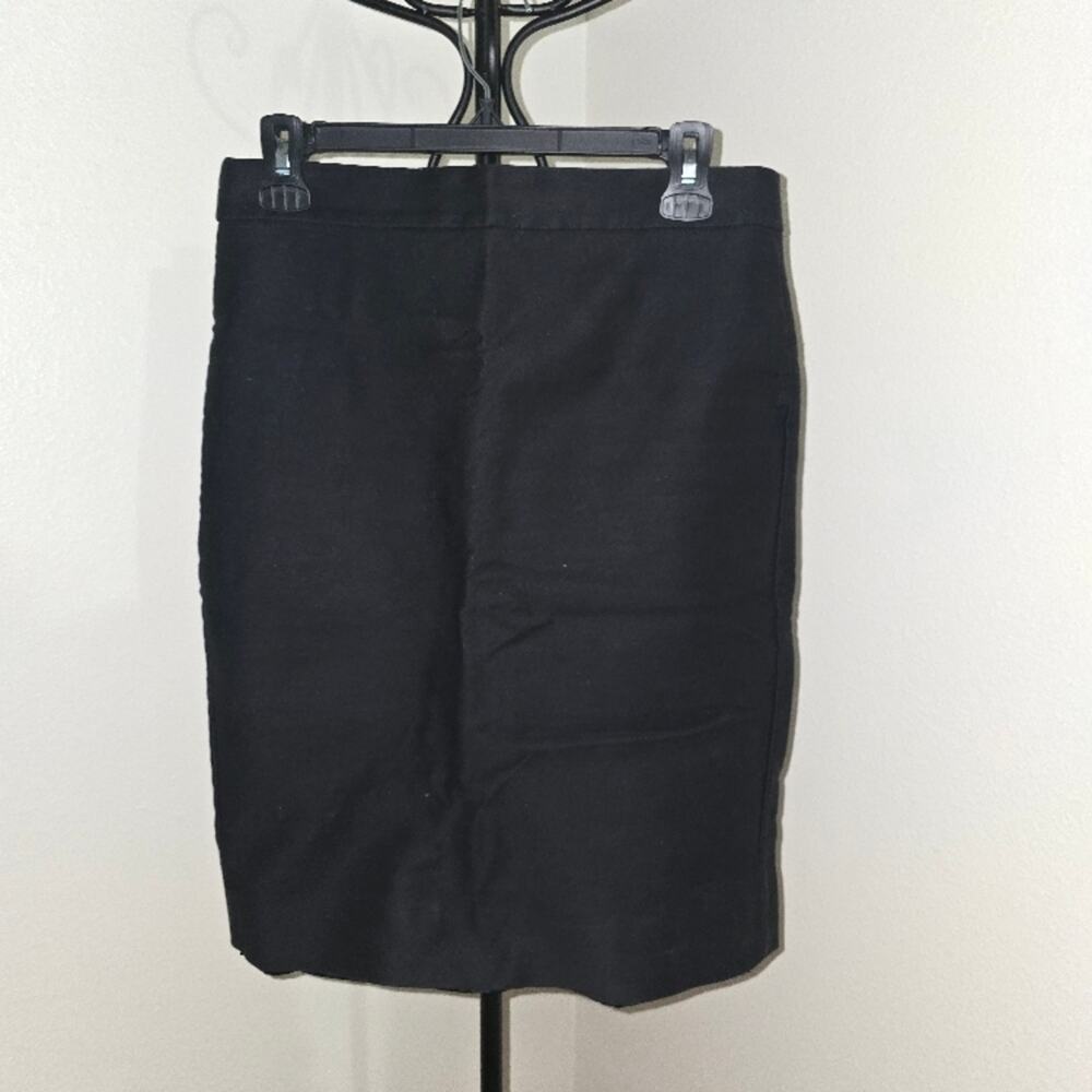 J. Crew Classic Black Women's Pencil Skirt Sz Small EUC